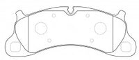 ผ้าเบรค NIBK, D1664-8892, PN0753, FMSI (018623)