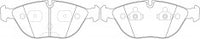 ผ้าเบรค NIBK 8D0698151D, PN0102, AUDI (009532)
