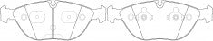 NIBK, Brake Pad, 8D0698151D, PN0102, AUDI