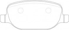 NIBK, Brake Pad, 77365542, PN0324, ALFA ROMEO