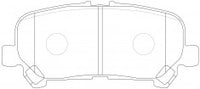 ဘရိတ်ပတ်၊ NIBK၊ 04466-26030၊ PN1862၊ TOYOTA (019026)