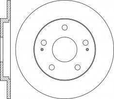 Rotor Disc, NIBK, 58411-D3700, RN2001, HYUNDAI (017541)