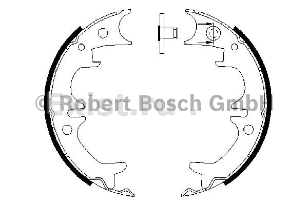 BOSCH, Brake Shoes, 46540-32010, 0986479275, TOYOTA