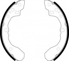 NIBK, Brake Shoes, NN-3531, FN3347, AKEBONO