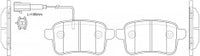 NIBK, Brake Pad, 77365357, PN41001W, ALFA ROMEO