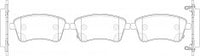 NIBK, Brake Pad, 58101-1PA00, PN0703, KIA