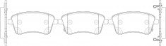 ผ้าเบรค NIBK 58101-1PA00, PN0703, KIA (017553)
