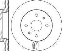 จานโรเตอร์, NIBK, 43512-B1030, RN1954V, DAIHATSU (017072)