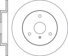 Rotor Disc, NIBK, 562155B, RN1133, BENDIX (018700)