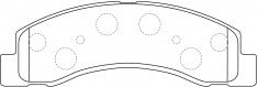 NIBK, Brake Pad, DB1731, PN0057, BENDIX AUS