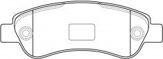 NIBK, Brake Pad, 511235, PN0475, BENDIX