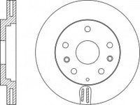 จานโรเตอร์, NIBK, 7T4Z-1125-A, RN1503V, FORD (018023)
