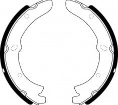 NIBK, Brake Shoes, NN-3544, FN3337, AKEBONO