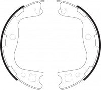 NIBK, Brake Shoes, 44060-V0329, FN1177, NISSAN