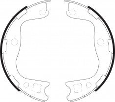 NIBK, Brake Shoes, 44060-V0329, FN1177, NISSAN