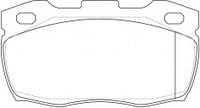 NIBK, Brake Pad, DB1305, PN0243, BENDIX