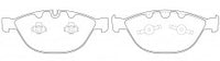 NIBK, Brake Pad, 34 11 0 300 361, PN0655, BMW