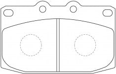NIBK, Brake Pad, AN-218WK, PN5279, AKEBONO
