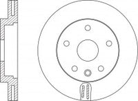 Rotor Disc, NIBK, 1 384 689, RN1589V, FORD (017314)