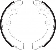 NIBK, Brake Shoes, NN-5538, FN9959, AKEBONO