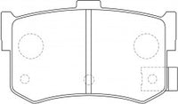 NIBK, Brake Pad, 43022SG9000, PN8210, ACURA