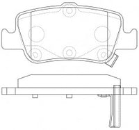 ผ้าเบรค NIBK DB2231 PN1835 BENDIX AUS (018837)