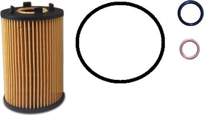 กรองน้ำมันเครื่อง (ELEMENT), JS, 1721803009, OE0124, SSANGYONG (035491)