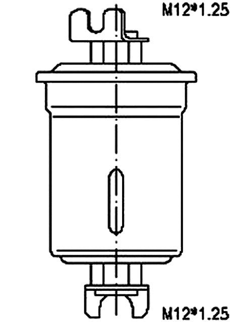 Petrol Filter (INJECTOR & CARBURETOR), JS, 25121596, FS6039, TOYOTA (035750)
