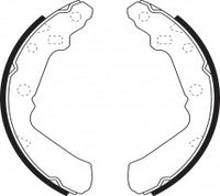 NIBK, Brake Shoes, 04495-87206-000, FN0025, DAIHATSU