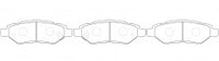 NIBK, Brake Pad, 20876917, PN51007, CADILLAC GM