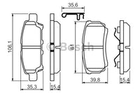 BOSCH, Brake Pads, 05191 271AC, 0 986 494 502, CHRYSLER