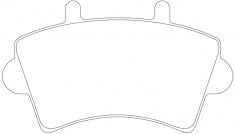 ผ้าเบรค NIBK DB1963 PN0215 BENDIX AUS (018445)