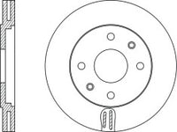 Rotor Disc, NIBK, 562027B, RN1077V, BENDIX (018611)