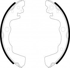 NIBK, Brake Shoes, K7734, FN7734, KASHIYAMA