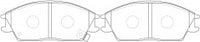 ผ้าเบรค NIBK, A-173K, PN0091, AKEBONO (017400)