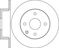 จานโรเตอร์, NIBK, 43206-EM10A, RN1933, NISSAN (018539)