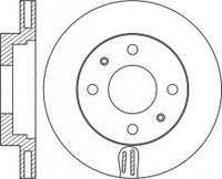 Rotor Disc, NIBK, BN1276, RN1813V, AKEBONO (018386)