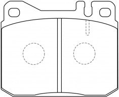 ผ้าเบรค NIBK DB243 PN0003 BENDIX (018137)