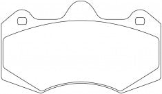 ผ้าเบรค NIBK DB1937 PN0844 BENDIX AUS (017392)