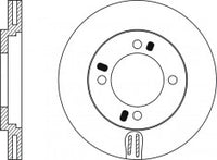 จานโรเตอร์, NIBK, 561642B, RN1007V, BENDIX (017441)