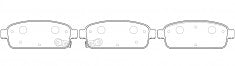 ผ้าเบรค NIBK DB1990 PN0392 BENDIX AUS (016802)