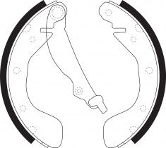 ဘရိတ်ဖိနပ်၊ NIBK၊ BS1870၊ FN11174၊ BENDIX AUS (016797)