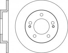 Rotor Disc, NIBK, 58411-1P300, RN1714, HYUNDAI (017558)