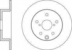Rotor Disc, NIBK, 26700AJ00A, RN1529, SUBARU (018727)