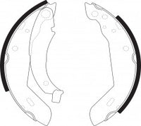 NIBK, Brake Shoes, 330801B, FN0504, BENDIX EUR