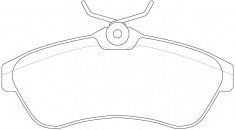 NIBK, Brake Pad, DB2043, PN0206, BENDIX AUS