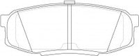 ผ้าเบรค NIBK AN756K PN1542 AKEBONO (019061)