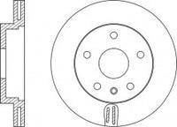 Rotor Disc, NIBK, 562043B, RN1075V, BENDIX (017319)