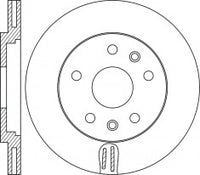 Rotor Disc, NIBK, 4249.11, RN1897V, CITROEN (016979)