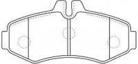 NIBK, Brake Pad, DB1986, PN0132, BENDIX